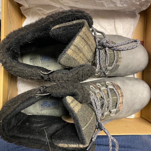 JBU Jambu Redrock CHARCOAL Plaid HIKER Boot w/Foam - Picture 2 of 7